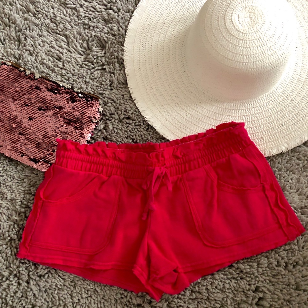 Stretchy Hot Pink Hot Shorts